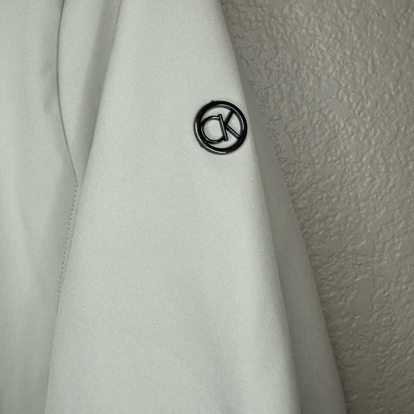 Calvin Klein Off White Long Jacket Size XXL - Picture 5 of 14